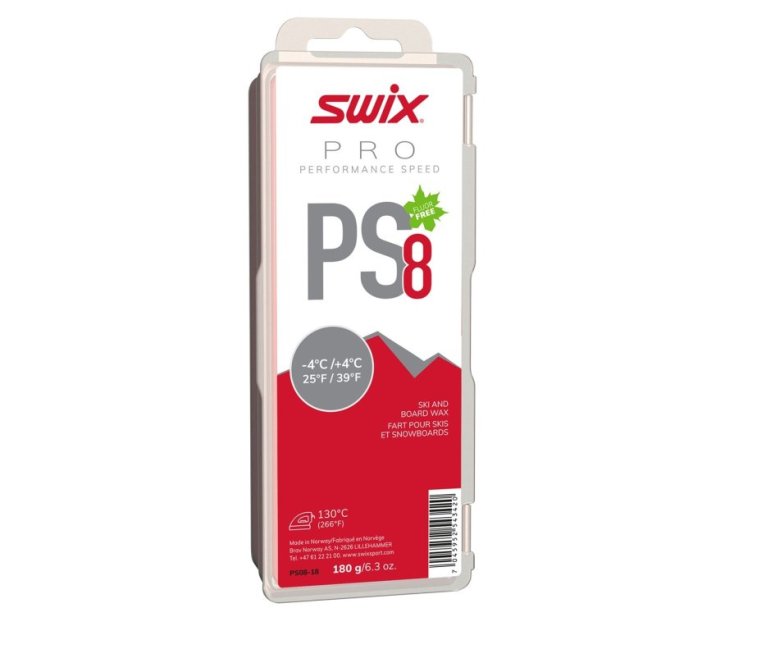 Swix PS8 Red -4°C/+4°C