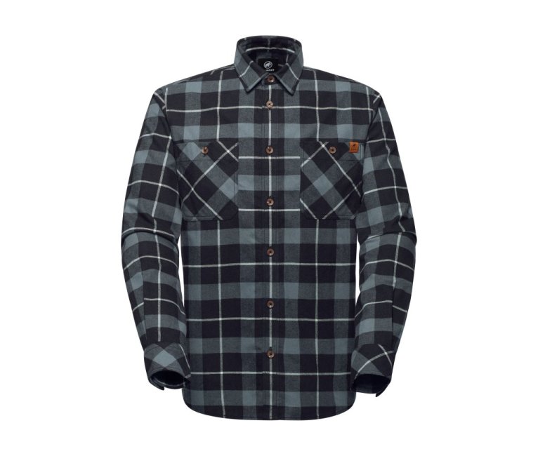 Alvra Longsleeve Skyrta - Black Strata
