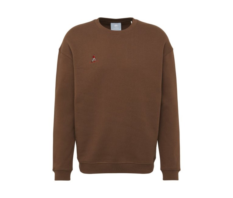 Mammut Base ML Crew Neck Men Ski Tour - Soil
