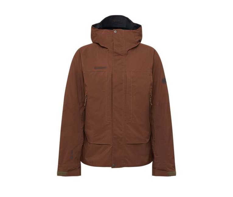 Haldigrat GTX HS Thermo Hooded Jacket - Soil
