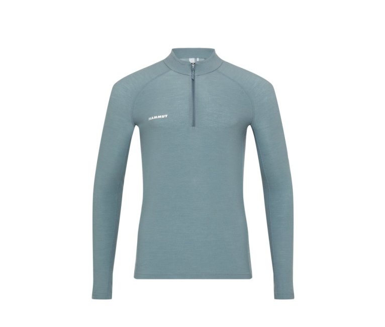 Mammut Tree Wool Thermal FL Half Zip Longsleeve - Strata