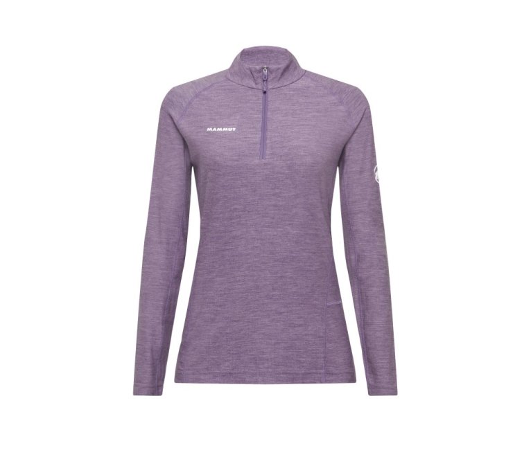 Mammut Tree Wool Thermal FL Half Zip Longsleeve - Paloja melange