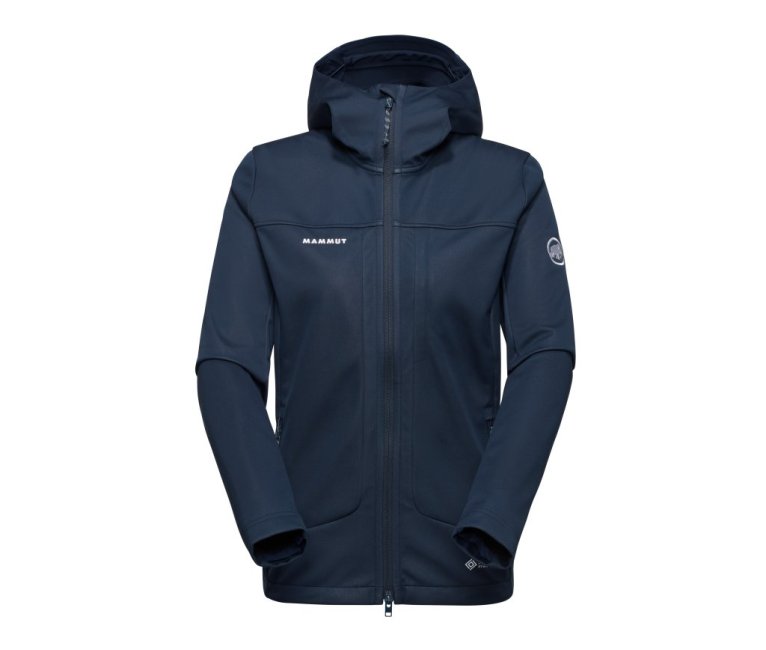 Mammut Ultimate VIII SO Hooded Jacket - Marine