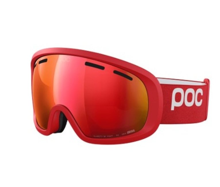 POC Fovea Mid - Prismane Red Partly Sunny Red