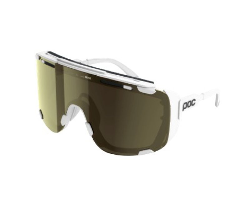 POC Devour Glacial Ski Sunglasses - Hydrogen White Clarity Universal Sunny Gold Cat. 3