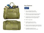 Nemo Double Haul 100L Convertible Duffel & Tote Nova