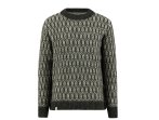 Ulvang Echo Crew Neck Peysa - Charcoal Melange Off White