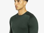Ulvang Hero Crew Baselayer Top - Beetle Green