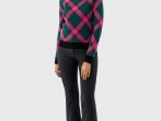 Head Carla Pullover Merino peysa - Dark teal / Dark pink
