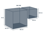 Outwell Cool Box Arc Chill 41 Dual Zone