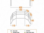 Vango AirBeam Windbreak - 5 Panel - Elements ProShield