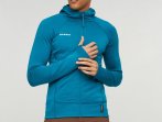 Mammut Taiss ML Hooded Flíspeysa - Deep Teal